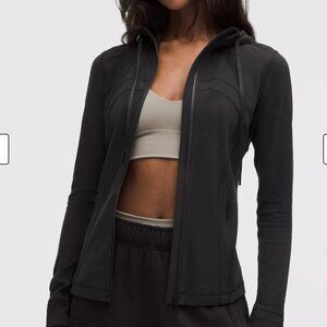 Lululemon Define Hooded Jacket Nulu Black Size 4